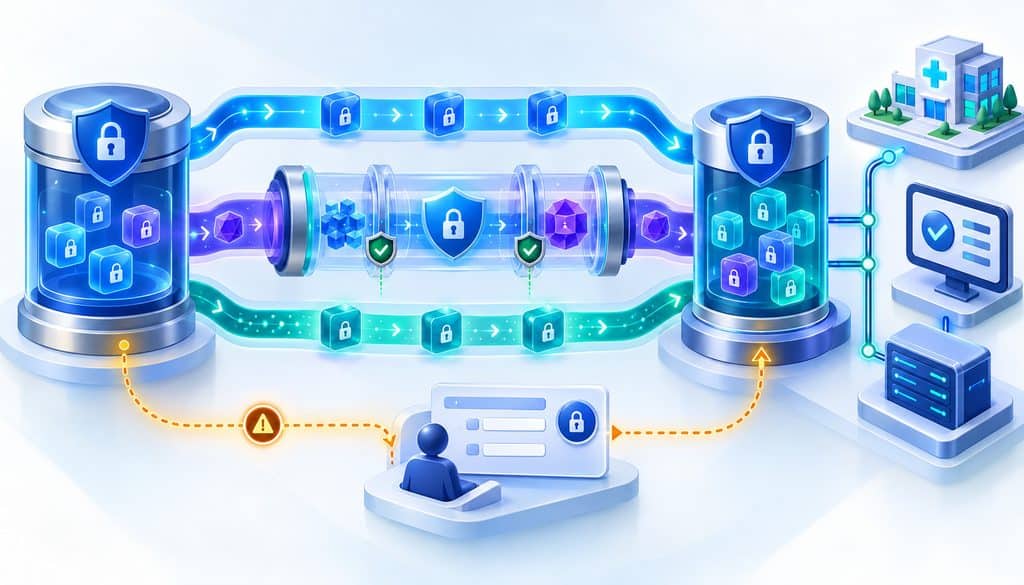 Secure token migration of stored patient payment credentials between processors